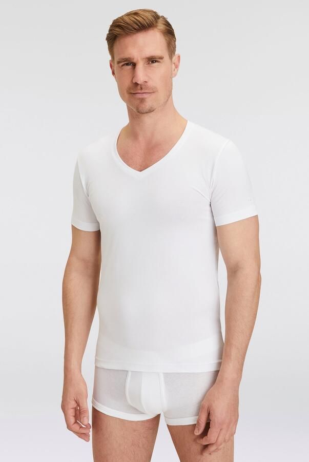 OLYMP T-shirt Casual V-hals ideaal om onder te dragen - Foto 8