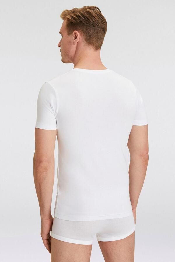 OLYMP T-shirt Casual V-hals ideaal om onder te dragen - Foto 7
