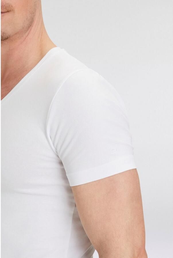 OLYMP T-shirt Casual V-hals ideaal om onder te dragen - Foto 6