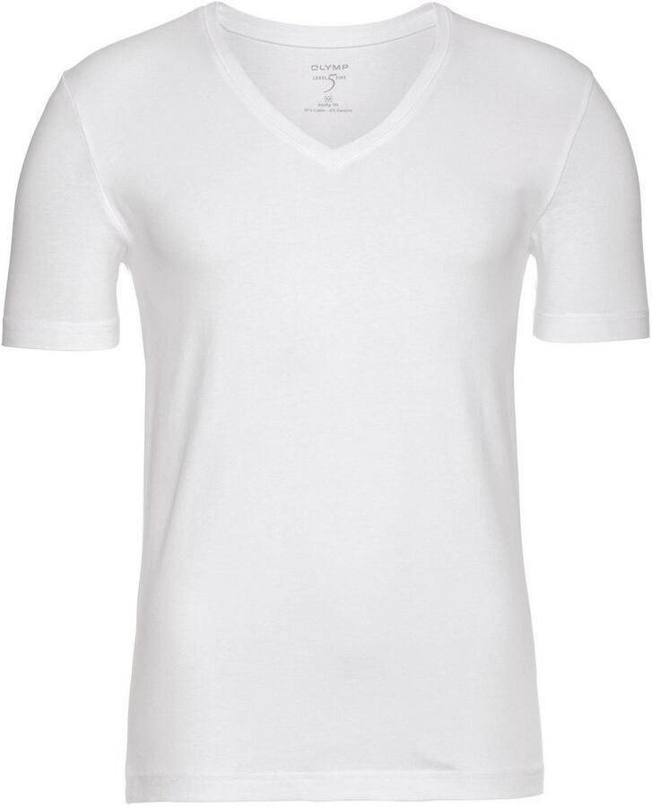 OLYMP T-shirt Casual V-hals ideaal om onder te dragen - Foto 3