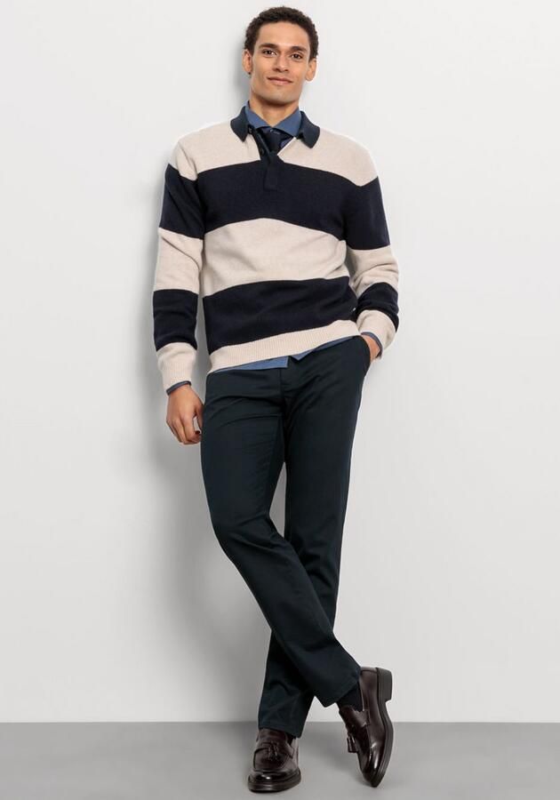 OLYMP Level Five Gebreide pullover met polokraag model 'Rugby' - Foto 4