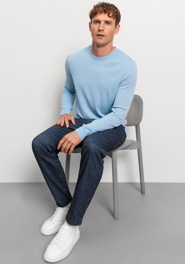 OLYMP Trui met ronde hals brei casual - Foto 4