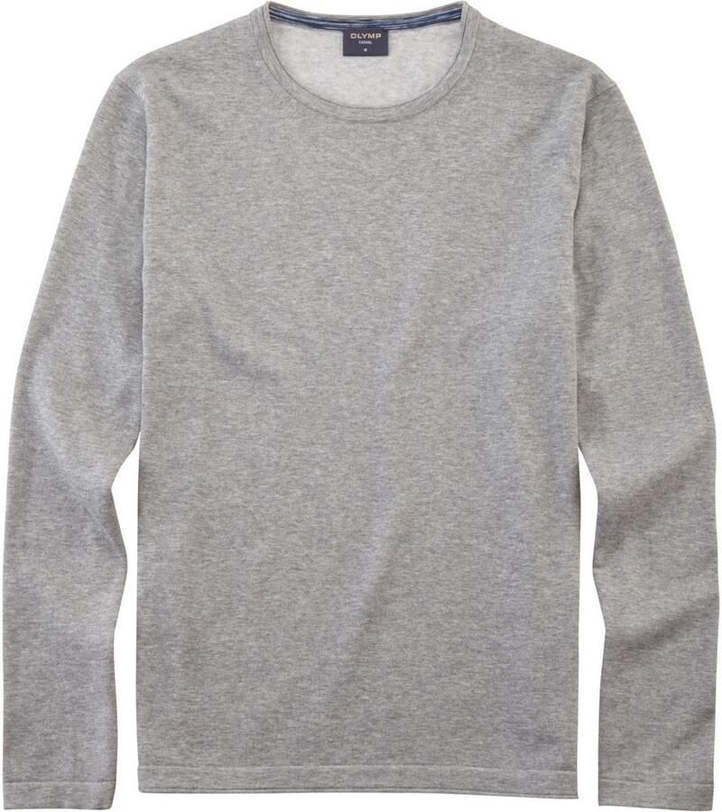 OLYMP Level Five Body fit pullover van katoen