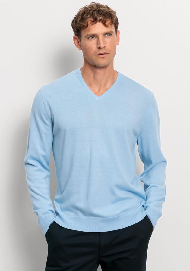 OLYMP Trui met ronde hals brei casual - Foto 6