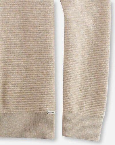 OLYMP Trui met ronde hals brei casual met een modieus structuurmotief - Foto 2