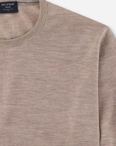 OLYMP Trui met ronde hals brei casual moderne gebreide trui