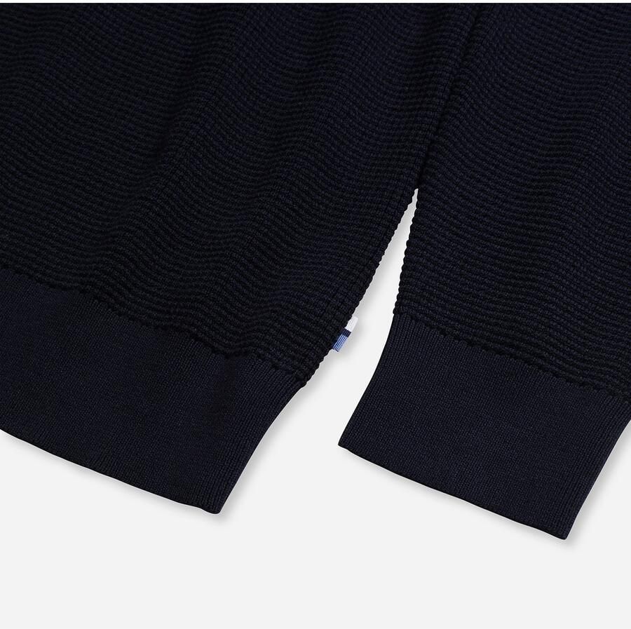 OLYMP Trui met ronde hals Waffle Structure Ronde hals casual effen regular fit