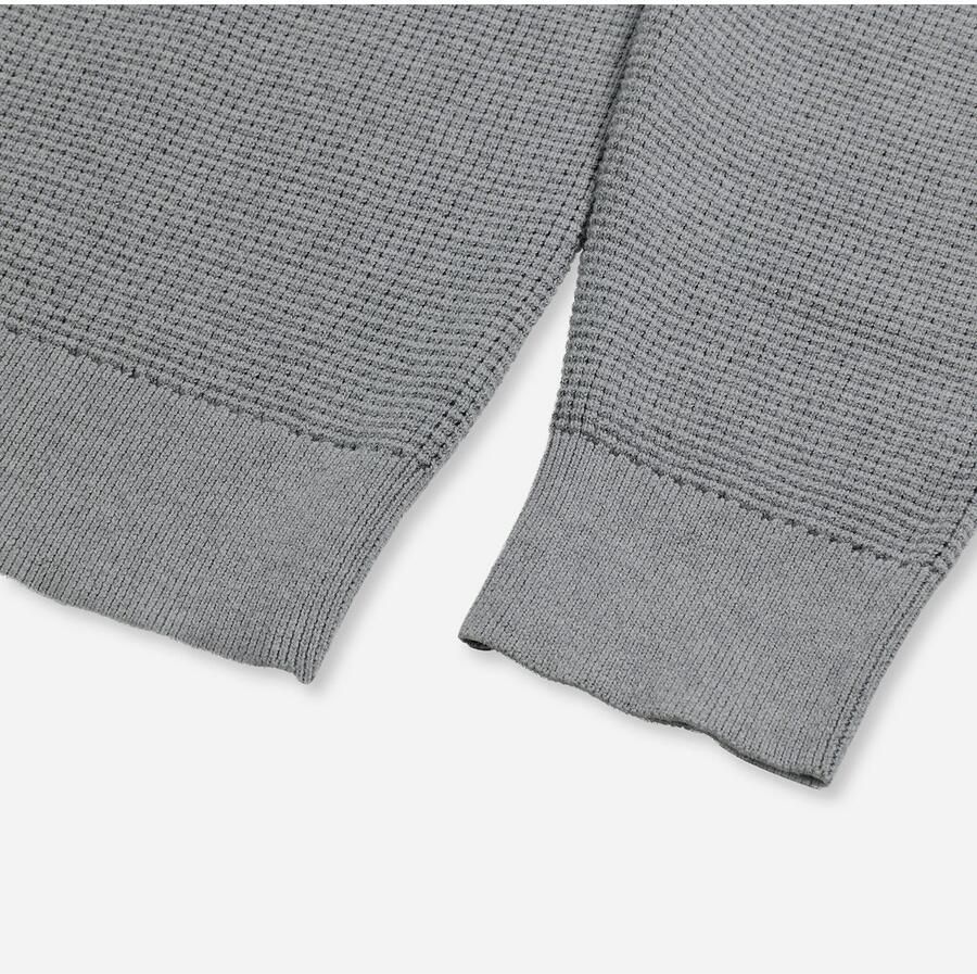 OLYMP Trui met ronde hals Waffle Structure Ronde hals casual effen regular fit