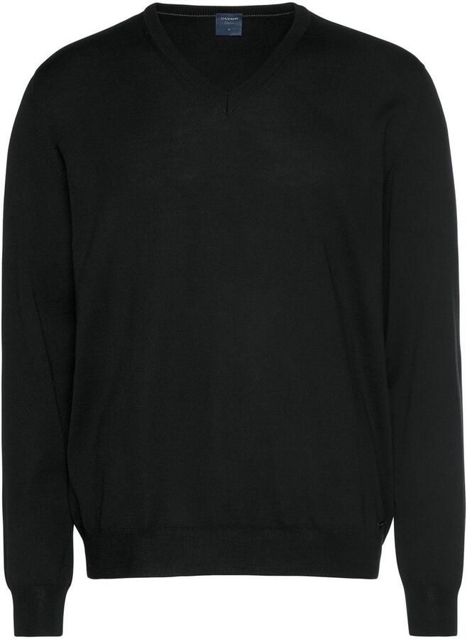OLYMP Trui met V-hals brei casual klassieke brei-pullover - Foto 4