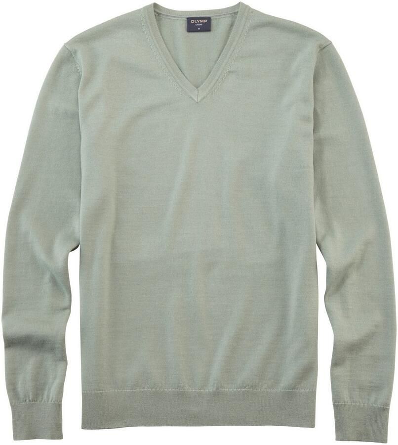 OLYMP Trui met V-hals brei casual klassieke brei-pullover