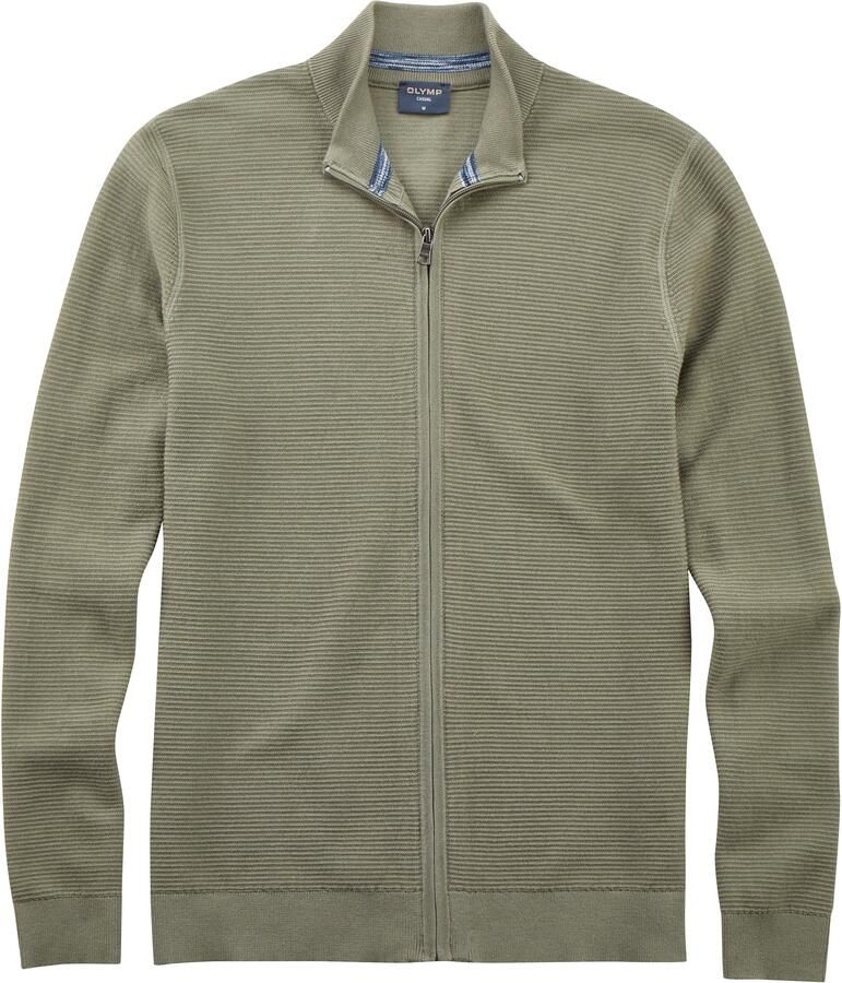 OLYMP Vest Brei casual met een fijne structuur