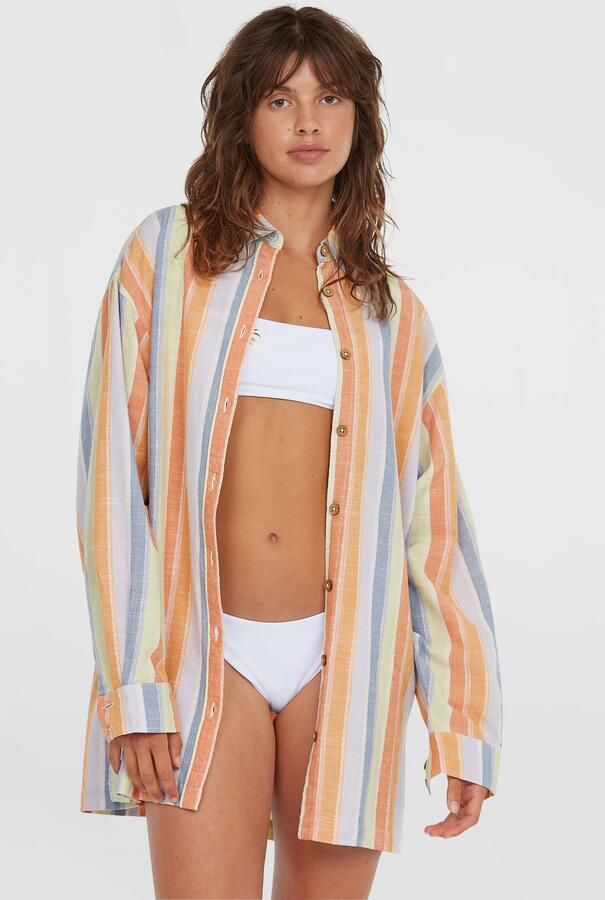 O'Neill Jurk met overhemdkraag BEACH VINTAGE LONG SHIRT