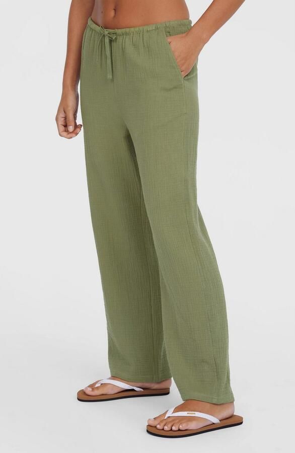 O'Neill straight low waist broek kaki - Foto 3