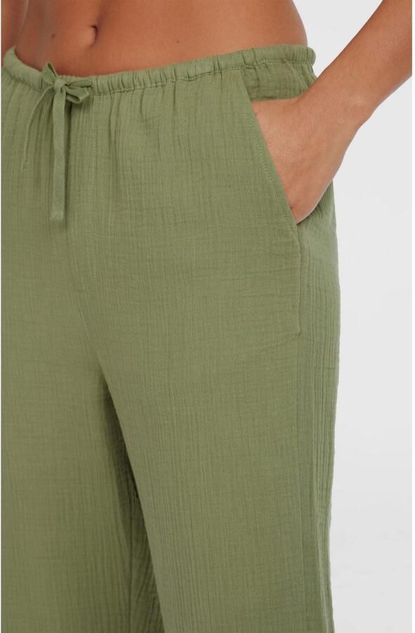O'Neill straight low waist broek kaki - Foto 2