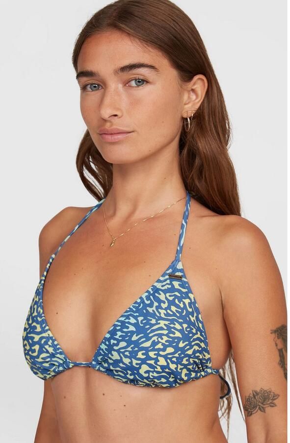 O'Neill voorgevormde triangel bikini Capri Bondey blauw geel - Foto 4