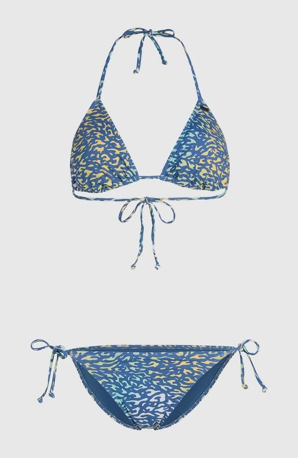 O'Neill voorgevormde triangel bikini Capri Bondey blauw geel - Foto 3