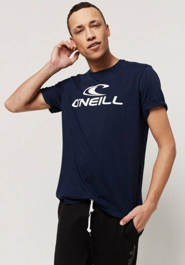 O'Neill regular fit T-shirt Logo met logo ink blue a