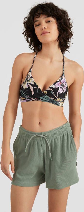 O'Neill overslag triangel bikinitop Baay zwart roze - Foto 3