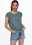 Only Blouse met korte mouwen ONLVIC S S SOLID TOP NOOS PTM - Thumbnail 1