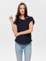 Only Blouse met korte mouwen ONLVIC S S SOLID TOP NOOS PTM - Thumbnail 1