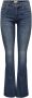 Only Bootcut jeans ONLHUSH MID WAIST FLARED DNM - Thumbnail 2