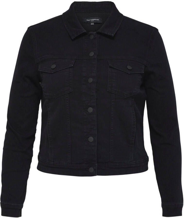 ONLY CARMAKOMA Jeansjack CARWESPA LS JACKET BLACK DNM