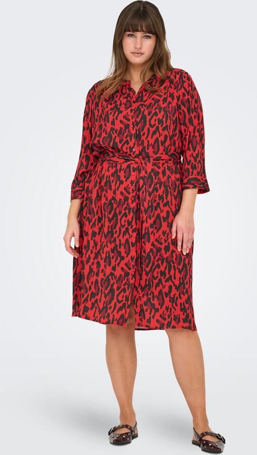 ONLY CARMAKOMA Blousejurk CARHARMONY LIFE 3 4 BLK DRESS AOP BS - Foto 5