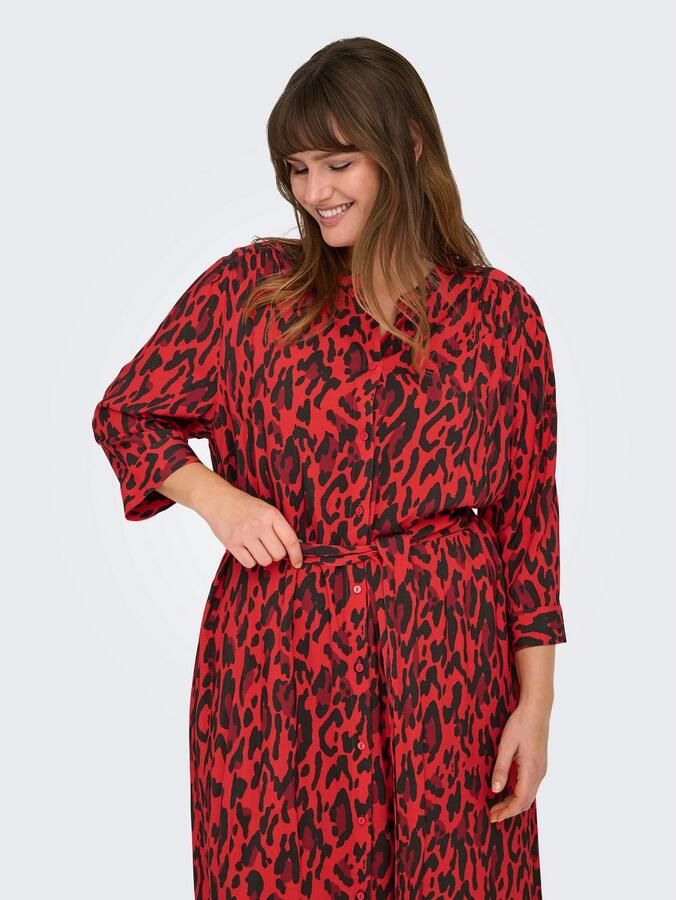 ONLY CARMAKOMA Blousejurk CARHARMONY LIFE 3 4 BLK DRESS AOP BS - Foto 2