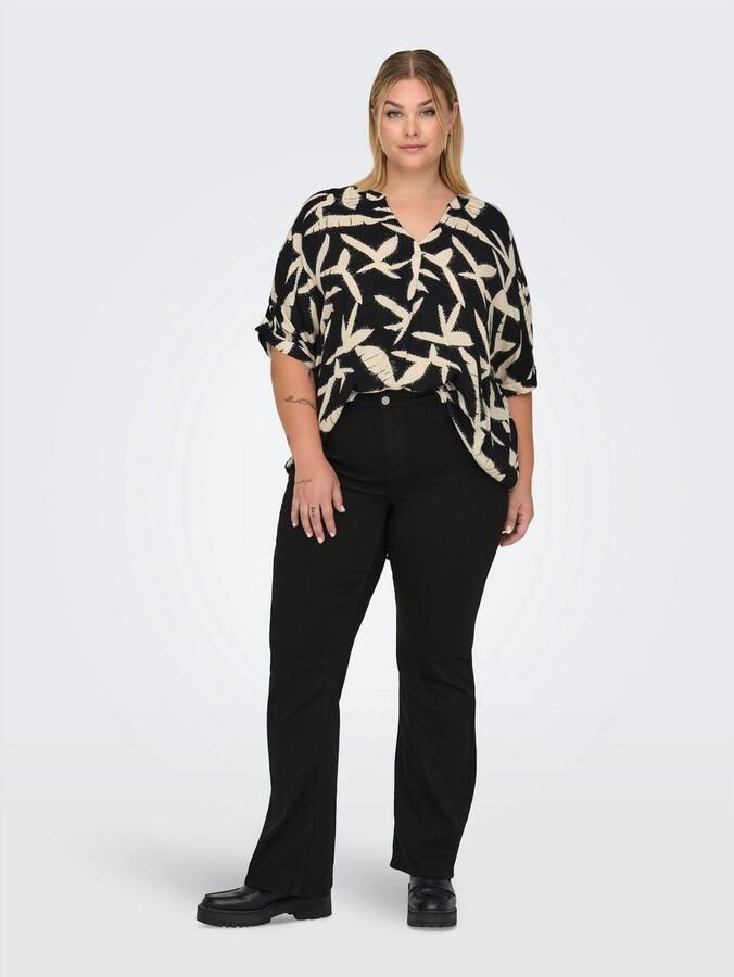 ONLY CARMAKOMA Bootcut jeans CARTHUNDER LIFE MID PUSH UP FLARED DNM - Foto 5