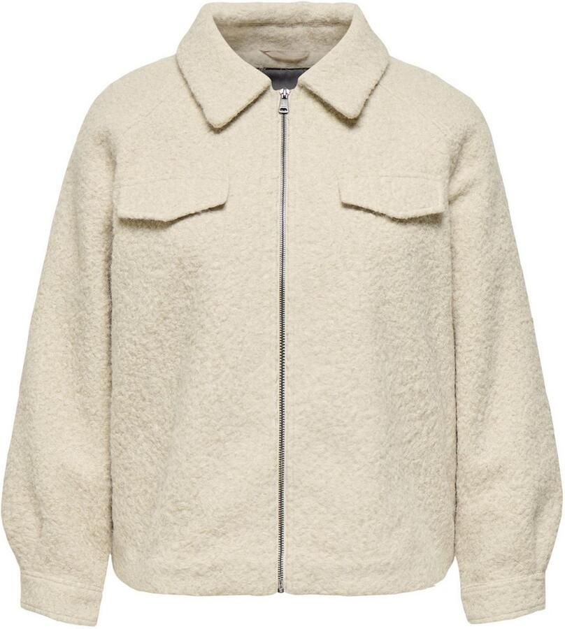 ONLY CARMAKOMA Bouclé jas CARMALO SHORT BOUCLE JACKET OTW NOOS