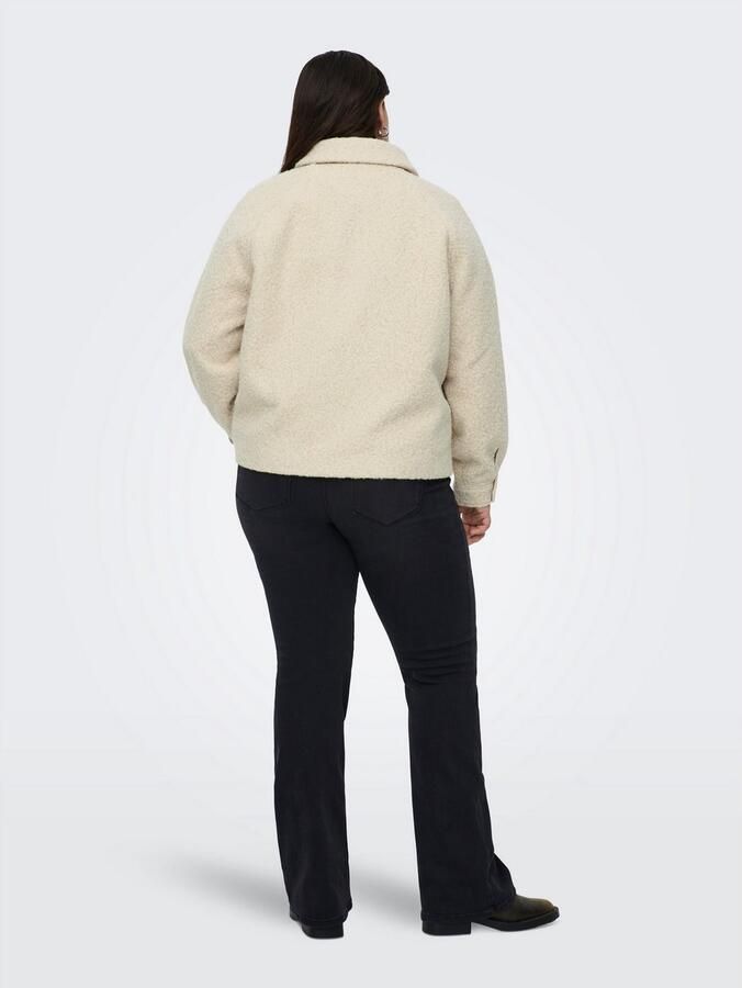 ONLY CARMAKOMA Bouclé jas CARMALO SHORT BOUCLE JACKET OTW NOOS - Foto 5