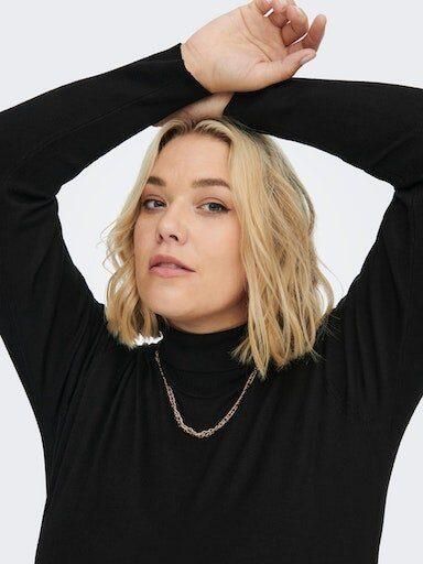 ONLY CARMAKOMA Coltrui CARVENICE LIFE LS ROLL PULLOVER KNT - Foto 4