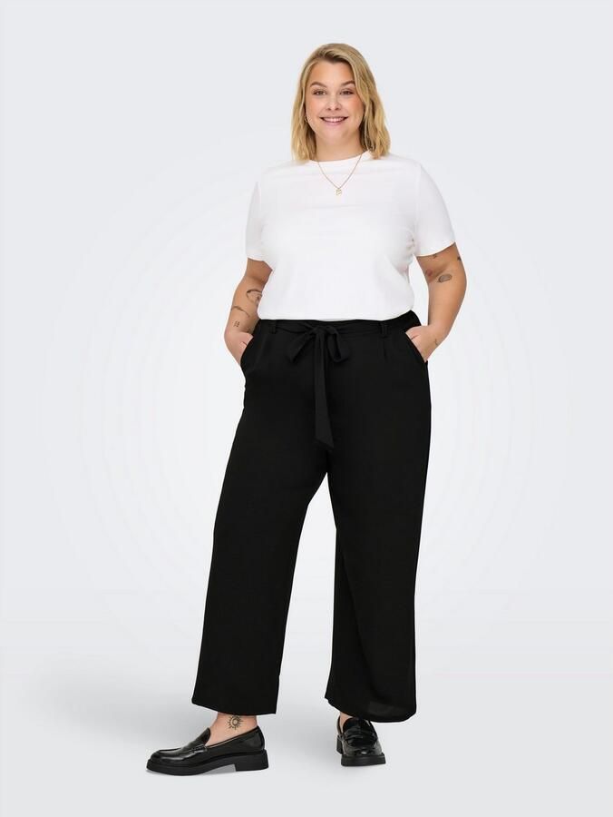 ONLY CARMAKOMA Comfortbroek CARLUX LIFE PALAZZO ANKLE PANT NOOS - Foto 3