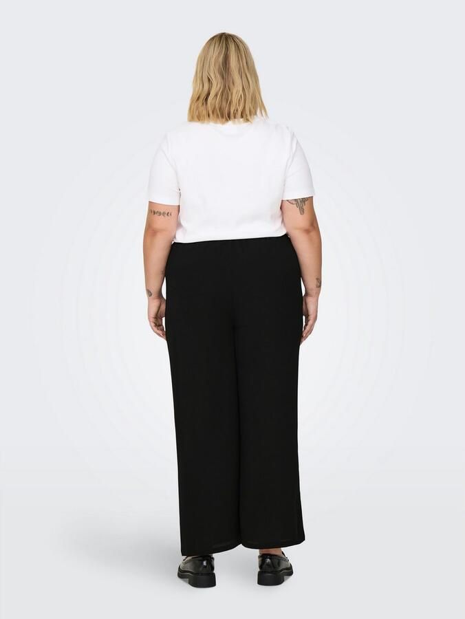 ONLY CARMAKOMA Comfortbroek CARLUX LIFE PALAZZO ANKLE PANT NOOS - Foto 4