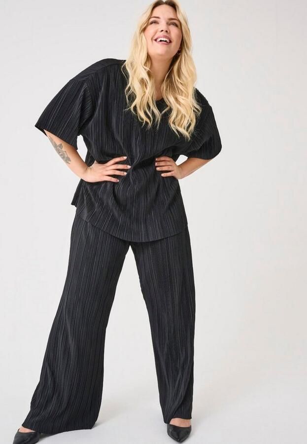 ONLY CARMAKOMA Comfortbroek CARRAVENNA PLISSE PANT JRS NOOS - Foto 7