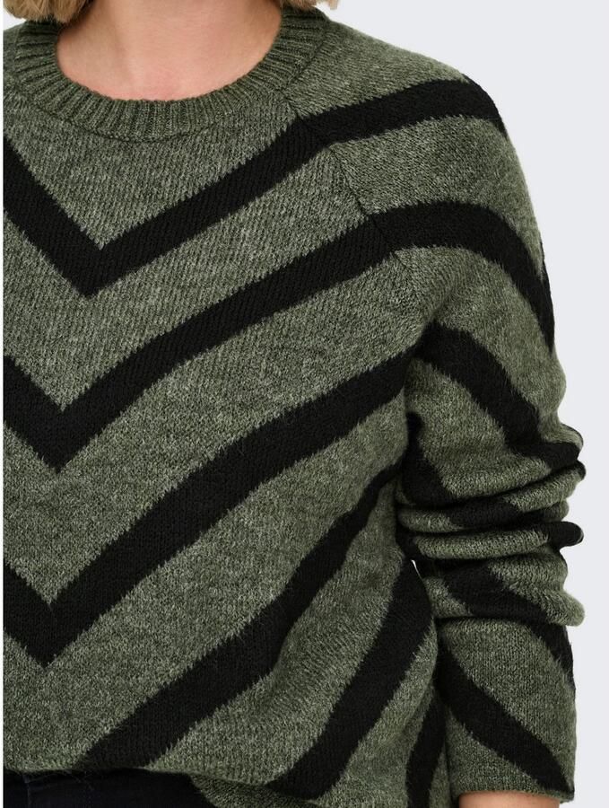 ONLY CARMAKOMA Gebreide trui CARELIZA L S PULLOVER KNT NOOS - Foto 2