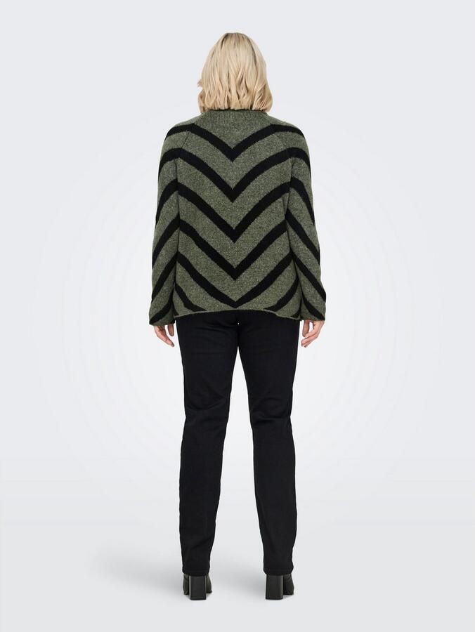 ONLY CARMAKOMA Gebreide trui CARELIZA L S PULLOVER KNT NOOS - Foto 4