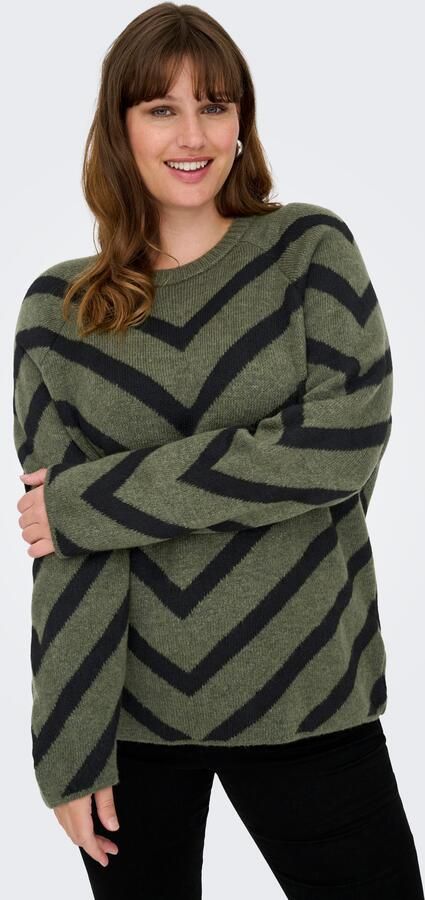 ONLY CARMAKOMA Gebreide trui CARELIZA L S PULLOVER KNT NOOS - Foto 10