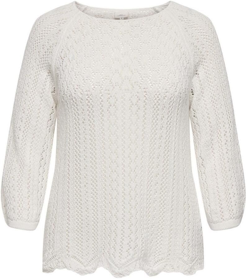 ONLY CARMAKOMA Gebreide trui CARNOLA LIFE 3 4 PULLOVER KNT NOOS - Foto 3