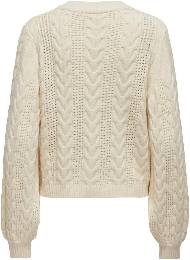 Only Regular fit gebreide pullover van viscosemix model 'RUBINA'