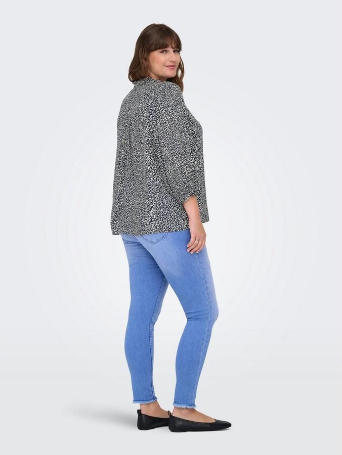 ONLY CARMAKOMA Gedessineerde blouse CARRAYA 3 4 SHIRT WVN NOOS - Foto 5