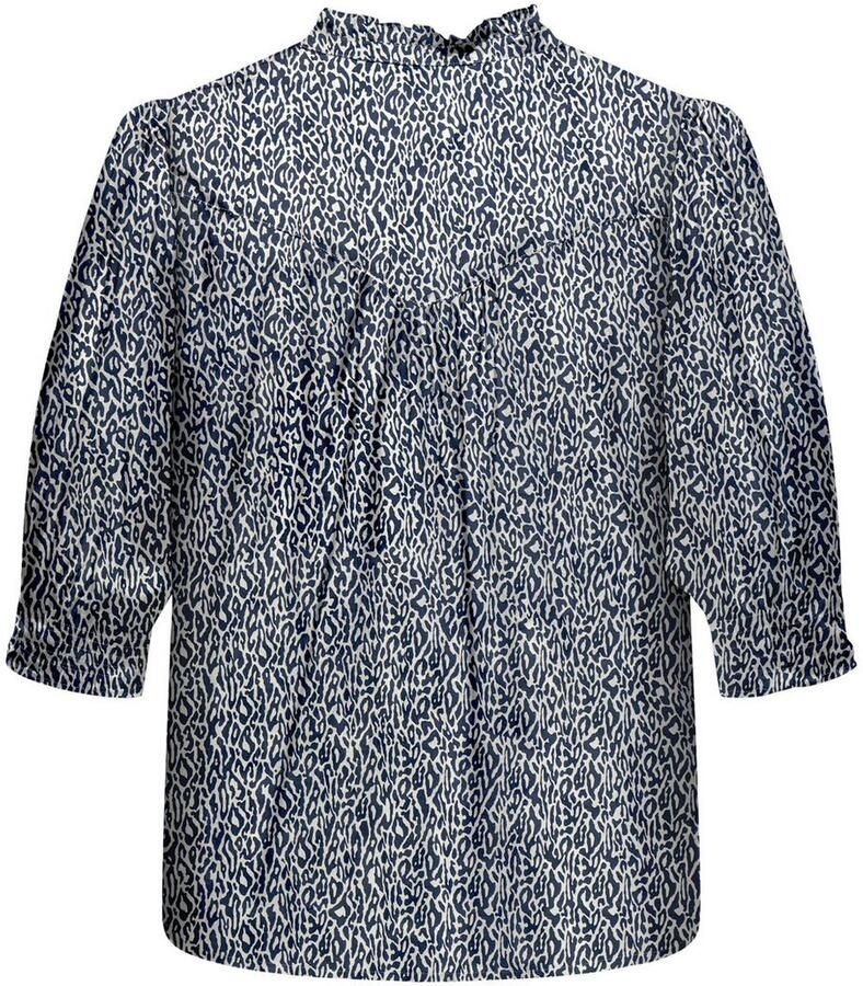 ONLY CARMAKOMA Gedessineerde blouse CARRAYA 3 4 SHIRT WVN NOOS