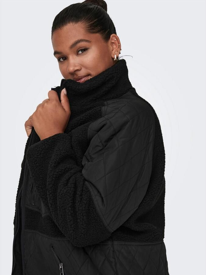 ONLY CARMAKOMA Gewatteerde jas CAROHIO QUILT MIX FLEECE JACKET CC OTW