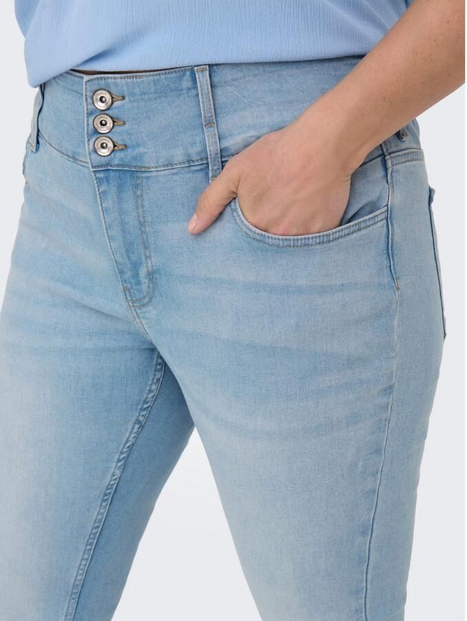ONLY CARMAKOMA High-waist jeans CARANNA HW SKINNY ANK DNM ANA NOOS - Foto 5