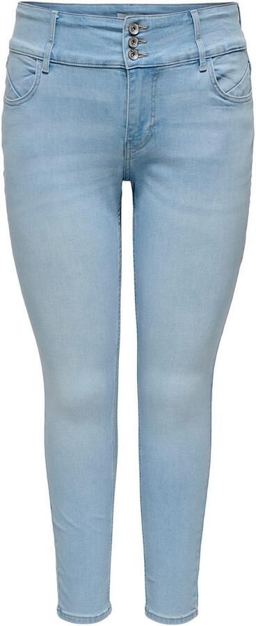 ONLY CARMAKOMA High-waist jeans CARANNA HW SKINNY ANK DNM ANA NOOS - Foto 12