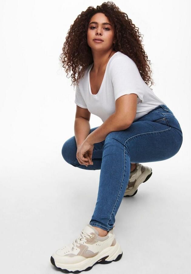 ONLY CARMAKOMA PLUS SIZE skinny fit jeans met stretch model 'Augusta' - Foto 9