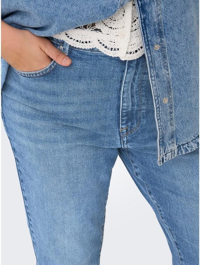 ONLY CARMAKOMA High-waist jeans CAREMILY STRETCH HW ST AK DNM CRO005