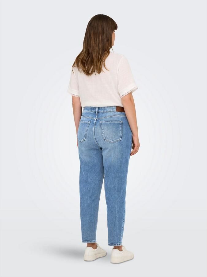 ONLY CARMAKOMA High-waist jeans CAREMILY STRETCH HW ST AK DNM CRO005 - Foto 3