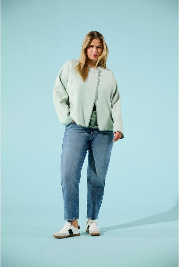 ONLY CARMAKOMA High-waist jeans CAREMILY STRETCH HW ST AK DNM CRO005 - Foto 6