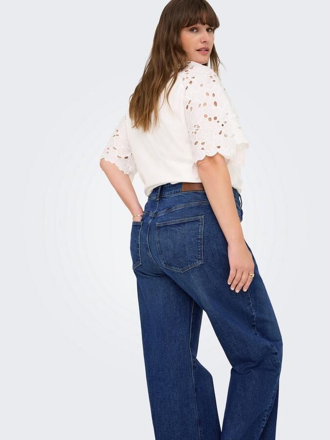 ONLY CARMAKOMA High-waist jeans CARJUICY HW WIDE LEG REA255 - Foto 4